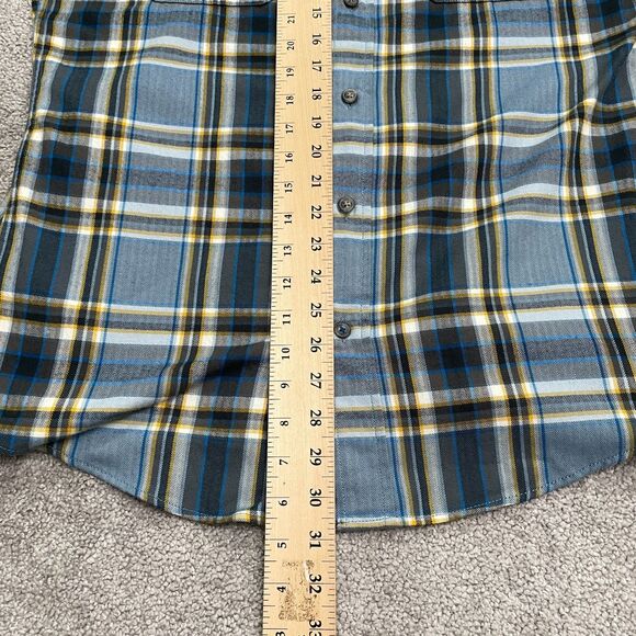 Eddie Bauer Classic Fit Flannel Shirt Men Medium Multi Plaid Casual Outdoor NWOT - Picture 9 of 13